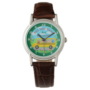 Montre Nom personnalisé par   mignon d'animaux de