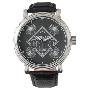 Montre Nom personnalisé Poids Accueil Crossfit Gym