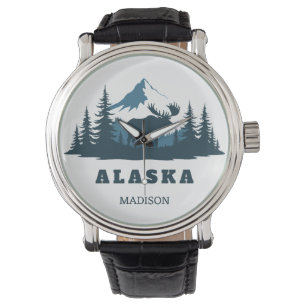 Montre Nom personnalisé & Texte ALASKA