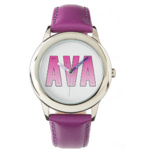Montre Nom rose Ava