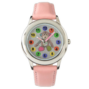 Montre Nombre coloré de singes