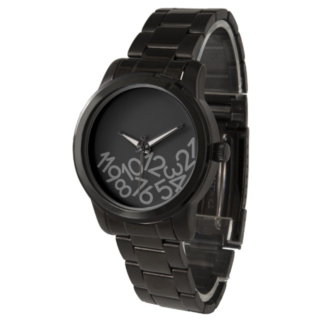 Montre Nombre de chutes Funny Gravity Cool Noir (Incliné)