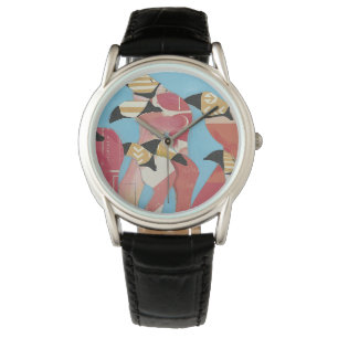 Montre Nombre de Flamants roses