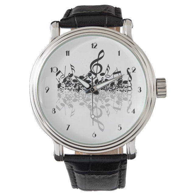 Montre Notes de musique rien que Treble Wrist Watch (devant)