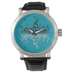 Montre Notes de musique rien que Treble Wrist Watch 2