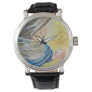 Montre Notre Dame du Silence tenant le bébé Jésus