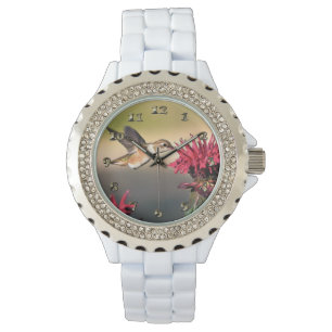 Montre Nourriture des fleurs de colibri