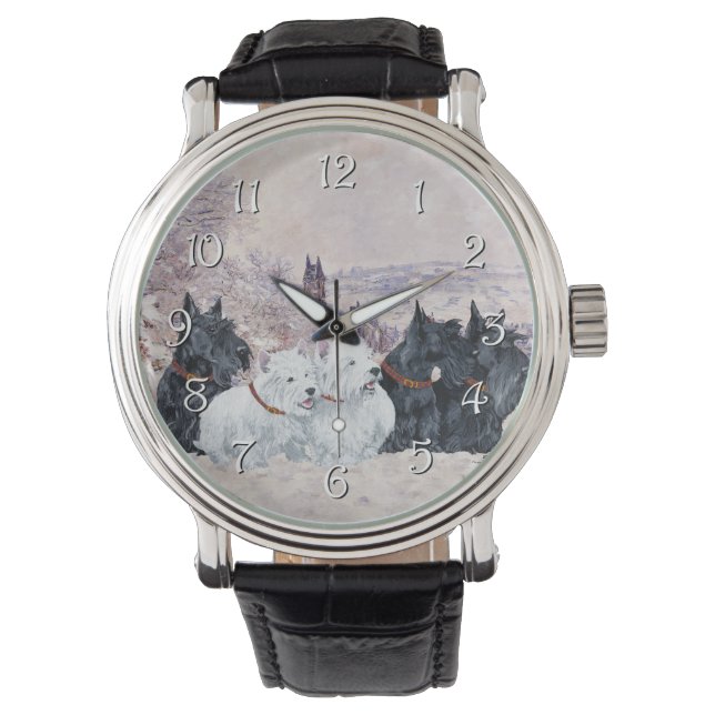 Montre Nous cinq en hiver (devant)