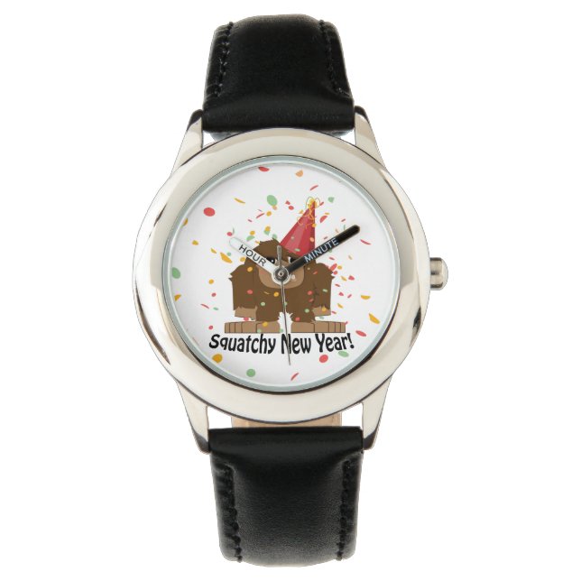 Montre Nouvelle Année Squatchy (devant)