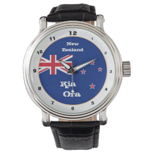 Montre Nouvelle-Zélande Drapeau montre, Kia Ora, mode Zél