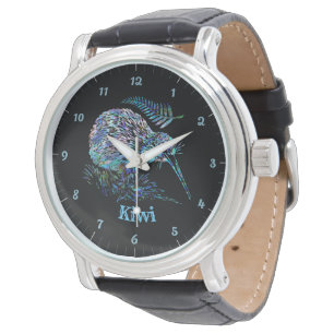 MONTRE NOUVELLE-ZÉLANDE PERSONNALISÉE KIWI FERN WATCH