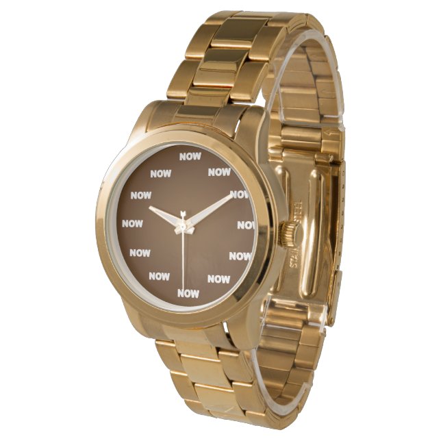 Montre "NOW" (Brown) (Incliné)