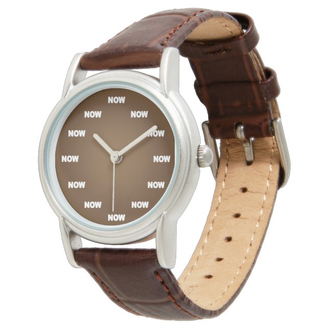 Montre "NOW" (Brown) (Incliné)