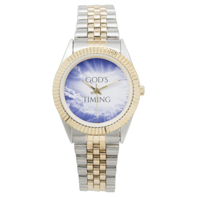 Montre nuage de la synchronisation de Dieu (devant)