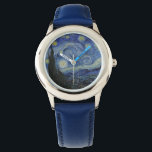 Montre Nuit vintage Van Gogh Starry<br><div class="desc">Découvrez notre collection vintage de montres Vincent Van Gogh Starry Night. Toutes nos montres retro design et sportives sont disponibles pour les hommes,  les femmes et les enfants.</div>