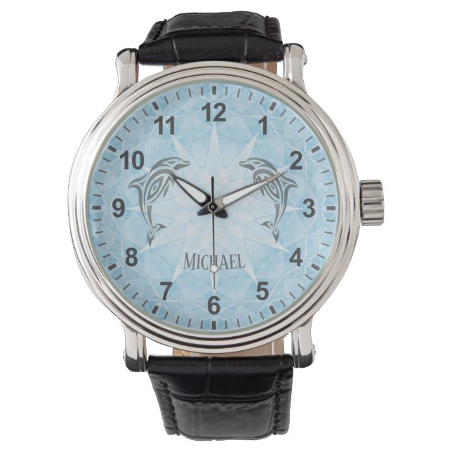 Montre Numbers de la Dolphin Blue White (devant)
