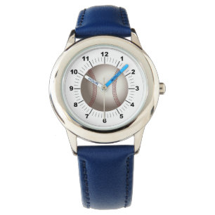 Montre Numéro Bleu de Baseball Réglable pour Enfants