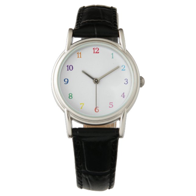 Montre numéro de couleur (devant)