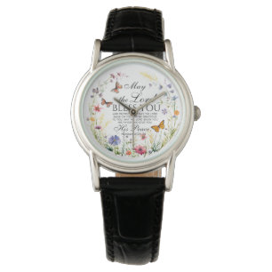 Montre Numéros 6:24-26 Le Seigneur vous bénisse Fleur sau