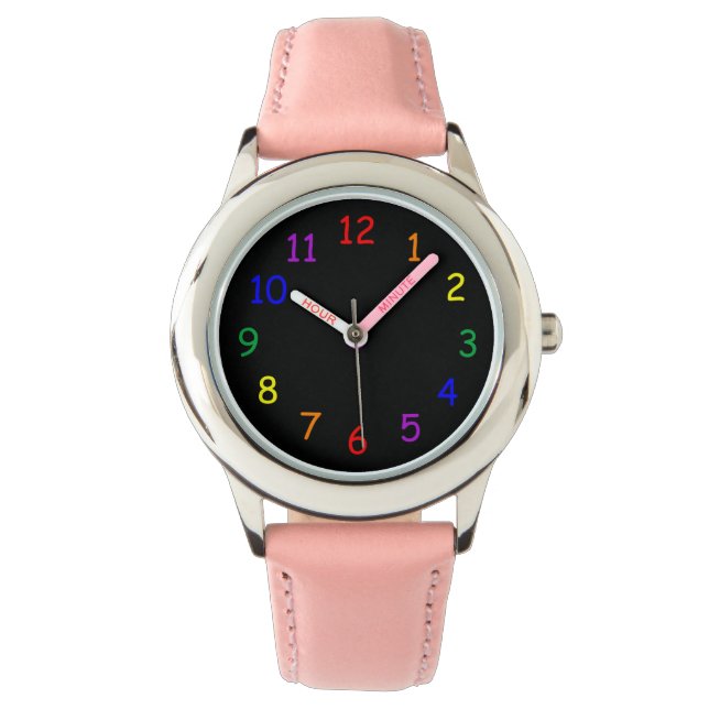 Montre Numéros Arc-en-ciel (devant)