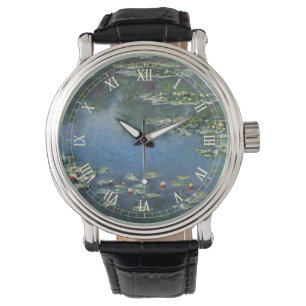 Montre Nymphéas par Claude Monet, Fleurs Vintage