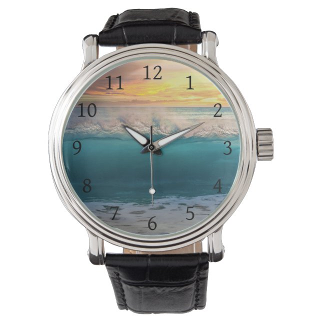 Montre Ocean Sunset Beach Photo 193 (devant)