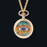 Montre Odin's Eye Necklace<br><div class="desc">Odin, the Norse God of war, battle, victory and death, was also the god of magic, poetry, prophecy and wisdom. He sacrificed one of his eyes in order to drink from the well of cosmic knowledge to gain deeper understanding of all things. The symbolism is that, by relinquishing a common...</div>