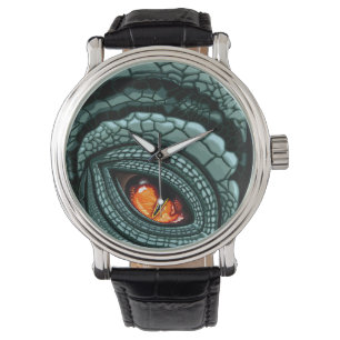 Montre Œil de prédateur reptile primal