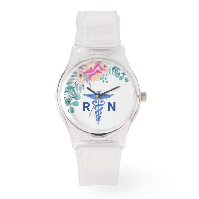 Montre OEuvre cadeau Floral Boho Nurse (Recto)