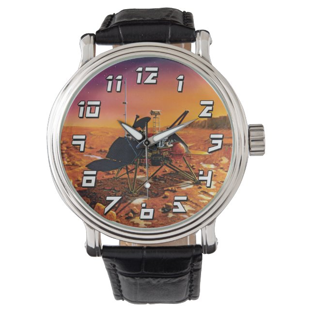 Montre OEuvre d'art Concept de la NASA Mars Polar Lander (devant)