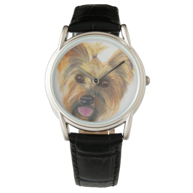 Montre Œuvre d'art originale de Boston Terrier (devant)