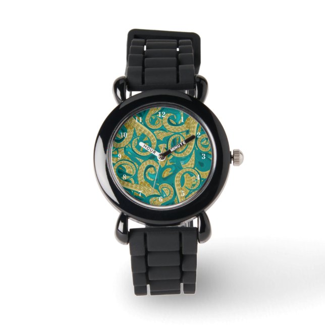 Montre Oeuvre Tentacles Art Watch - Peinture (Recto)