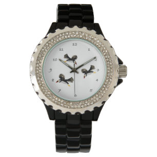 Montre Oiseau Art Flying Puffins