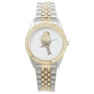 Montre Oiseau mignon avec notes de musique Personnaliser