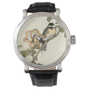 Montre Oiseau oriental été perché sur la branche