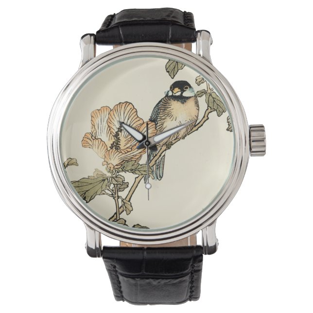 Montre Oiseau oriental perché sur la branche (devant)