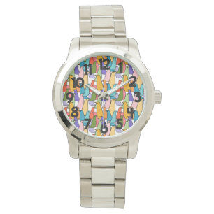 Montre Oiseaux colorés