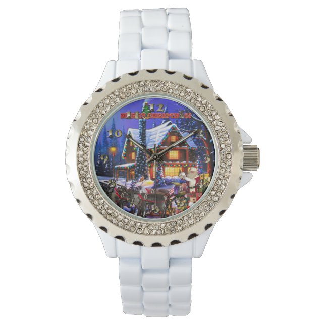 Montre Old Man Santa Claus and Reindeer (devant)