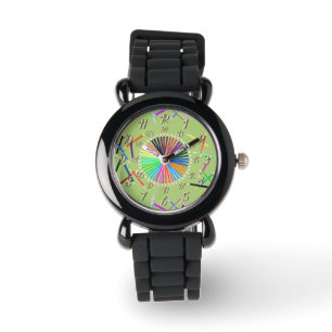 Montre Olive & Silver Watch
