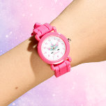 Montre Ombre Unicorn Personnalisée Custom Kid's Watch<br><div class="desc">Cette magnifique montres à licorne ferait un grand cadeau pour les enfants !</div>