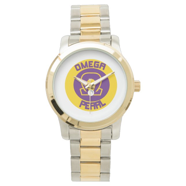 Montre Omega Pearl à deux tons (devant)