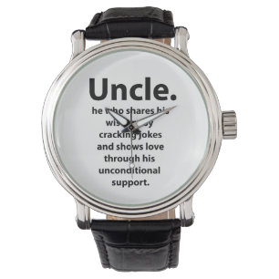 Montre Oncle Meilleur oncle jamais Citer Typographie Oncl