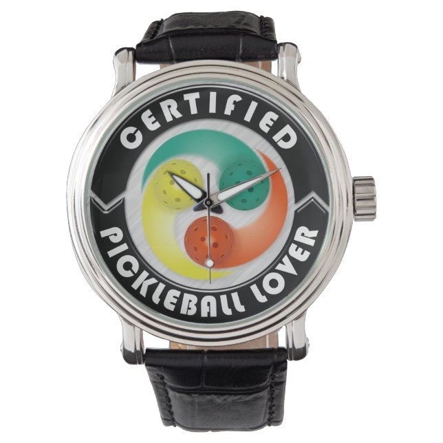 Montre Options de surveillance certifiées Pickleball Love (devant)