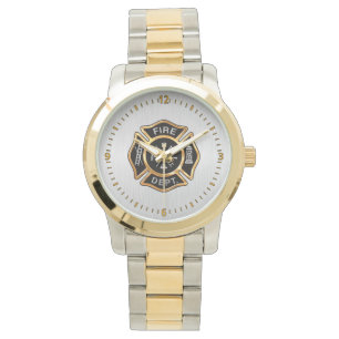 Montre Or et argent d'insigne de corps de