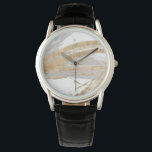 Montre Or et gris<br><div class="desc">Gold & Grey II par Studio W. Caractéristiques lignes gris et or contre un arrière - plan blanc.</div>