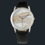 Montre Or et gris<br><div class="desc">Gold & Grey II par Studio W. Caractéristiques lignes gris et or contre un arrière - plan blanc.</div>