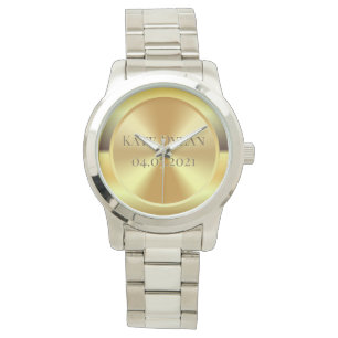 Montre Or gravé sur mesure