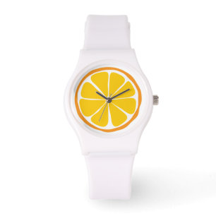Montre Orange Citrus d'été