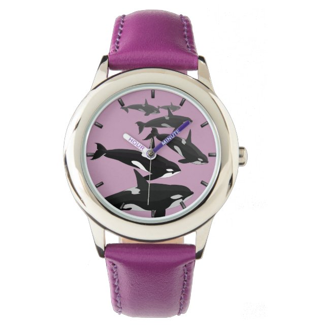 Montre Orca Whale Watch Killer Whale Art Wrist Watch (devant)