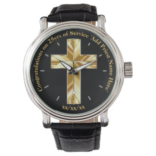 Montre Ordination de cadeau de prêtre Anniversaire Merci